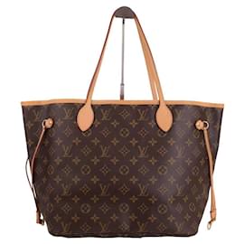 Louis Vuitton-Leather Cerf Tote-Brown
