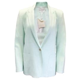 Autre Marque-Forte Forte Mint Green 2022 One-Button Jacket-Green