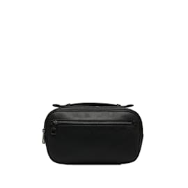 Louis Vuitton-Black Louis Vuitton Damier Inifini Ambler Belt Bag-Black