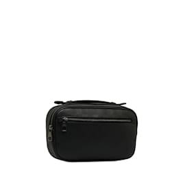 Louis Vuitton-Black Louis Vuitton Damier Inifini Ambler Belt Bag-Black