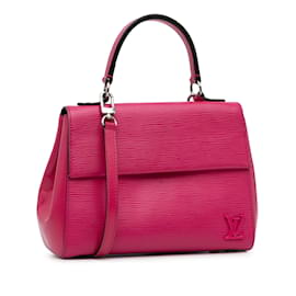 Louis Vuitton-Pink Louis Vuitton Epi Cluny BB Satchel-Pink