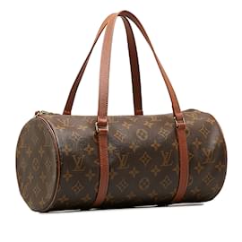 Louis Vuitton-Brown Louis Vuitton Monogram Papillon 30 handbag-Brown