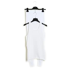 Chanel-Chanel Conjunto técnico blanco top y legging FR36/38 NUEVO-Blanco