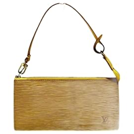 Louis Vuitton-Accesorios de Louis Vuitton Pochette-Amarillo