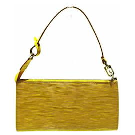 Louis Vuitton-Accesorios de Louis Vuitton Pochette-Amarillo