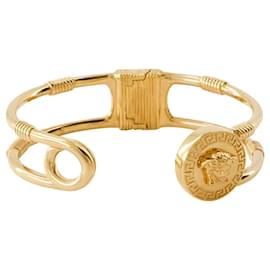 Versace-Medusa Safety Pin Bracelet - Versace - Metal - Gold-Metallic