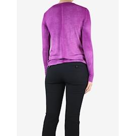 Autre Marque-Purple dyed knit top - size S-Purple