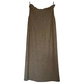 Jil Sander-Jil Sander Pencil Skirt in alpaca wool and cotton-Brown