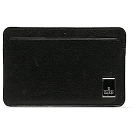 Gucci-Gucci Black Leather Card Holder-Black
