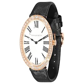 Tiffany & Co-TIFFANY & CO. cocktail 2-Hand 60558272 Unisex Watch In 18kt rose gold-Metallic