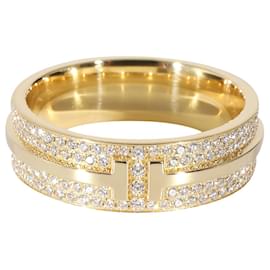 Tiffany & Co-TIFFANY & CO. Tiffany T-Ring in 18K Gelbgold  0.61 ctw-Silber,Metallisch