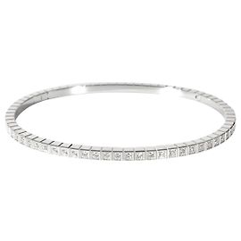 Bracciale Chopard Ice Cube Eternity con diamanti in 18K oro bianco 0.64 ctw Argento Metallico