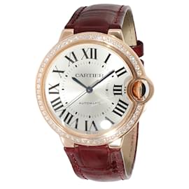 Cartier-Cartier Ballon Bleu WJBB0034 Relógio unissex 18kt rosa ouro-Metálico