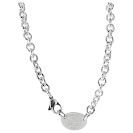 Tiffany & Co-TIFFANY & CO. Return To Tiffany Necklace in Sterling Silver-Silvery,Metallic