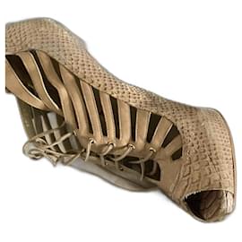 Dior-Dior heeled sandals-Beige
