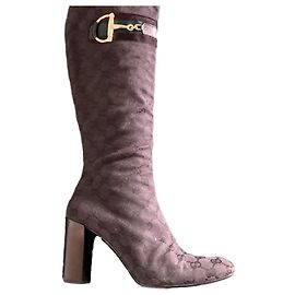 Gucci Monogram Cloth Boots Multiple colors