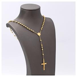 Autre Marque-Rosary in Yellow Gold.-Golden