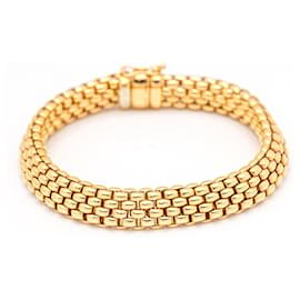 Autre Marque-Italian design rose gold bracelet-Golden
