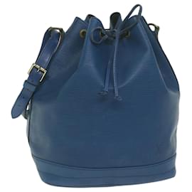 Louis Vuitton-Bolsa de Ombro LOUIS VUITTON Epi Noe Azul M44005 LV Auth bs10869-Azul