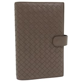 Autre Marque-BOTTEGAVENETA INTRECCIATO Day Planner Cover Leather Outlet Brown Auth yk9891-Brown