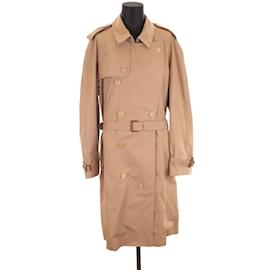 Gucci-Cotton trench coat-Brown