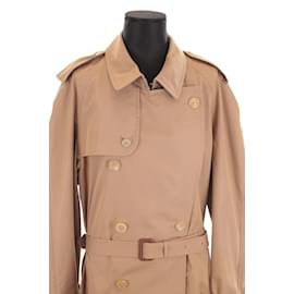 Gucci-Cotton trench coat-Brown