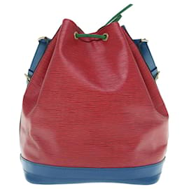 Louis Vuitton-LOUIS VUITTON Epi Trico color Noe Bag Red Blue Green M44084 LV Auth 62124-Red,Blue,Green
