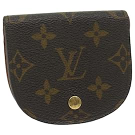 Louis Vuitton-Moeda LOUIS VUITTON Monograma Porte Monnaie Guze M61970 LV Auth th4377-Monograma