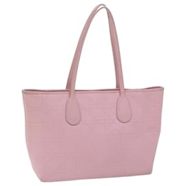 Christian Dior-Christian Dior Canage Tote Bag Coated Canvas Pink 01-RU-0134 auth 62096-Pink