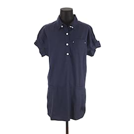 Louis Vuitton-Cotton dress-Blue