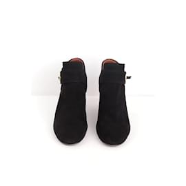 Michel Vivien-Suede boots-Black