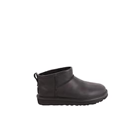 Ugg botas com linhas de pele Preto