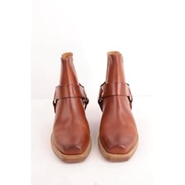 Re/Done-Leather boots-Brown
