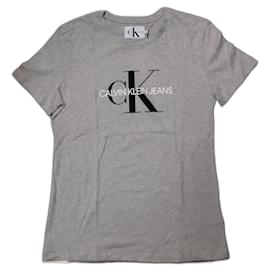 Calvin Klein-Tees-Grey