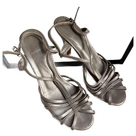 Schuhe Sandalen mit T-Absatz. 38 Comptoir des Cotonniers Silber