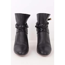 Jimmy Choo-Leather boots-Black