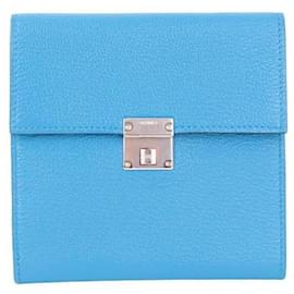 Hermès-Leather wallet-Blue