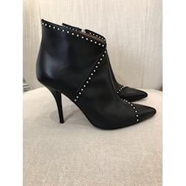 Givenchy-GIVENCHY  Ankle boots T.eu 37 leather-Black