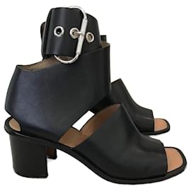 Céline-CELINE  Sandals T.eu 37 leather-Black