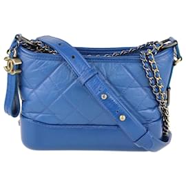 Chanel-Bolso hobo pequeño Gabrielle azul-Azul