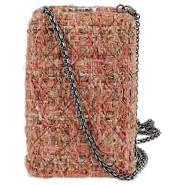 Chanel-Bolsa com corrente rosa CC Lock-Rosa