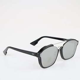 Dior-silver/Black Mirrored Dior Abstract Wayfarer Sunglasses-Black