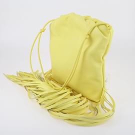 Bottega Veneta-Bolsa de ombro com franja amarela-Amarelo