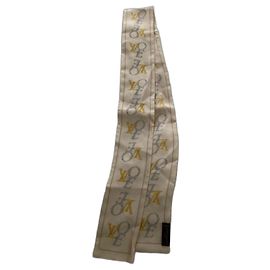 Louis Vuitton Bandeau Amor de seda multicolor Multicor