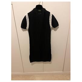 Chanel-Chanel short cashmere dress-Black