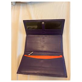 Purificacion Garcia-wallets-Orange,Dark purple