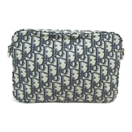 Dior-Oblique Canvas Crossbody Bag 1ESPO206-Blue