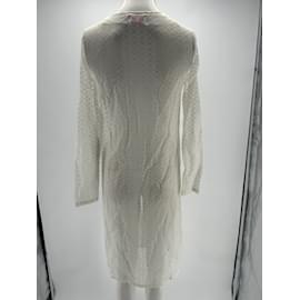 Autre Marque-NICHT SIGN / UNSIGNED Kleider T.Internationales S-Polyester-Weiß