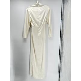 Autre Marque-NOUVEAUTÉS Robes T.fr 34 polyestyer-Blanc