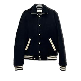 Saint Laurent-SAINT LAURENT  Jackets T.fr 48 cotton-Black